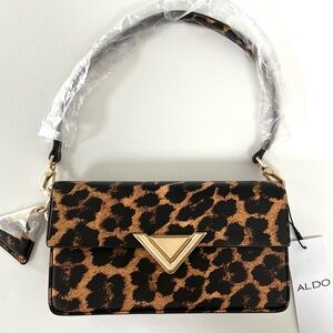 Aldo Leopard Print Mini Shoulder Bag NWT